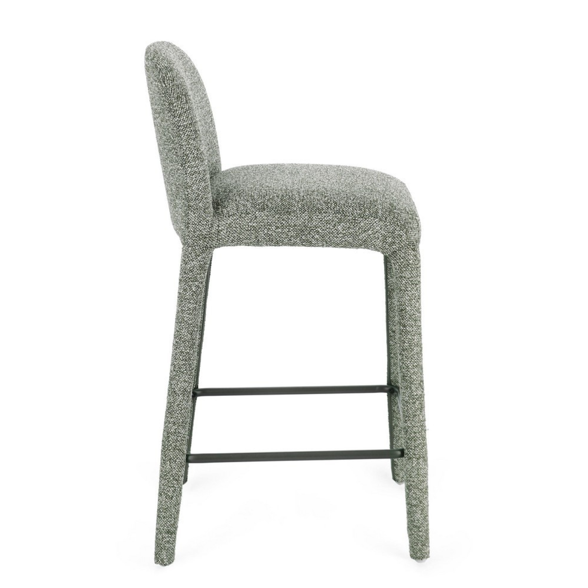BT ANKARA Green design Upholstered indoor bar stool